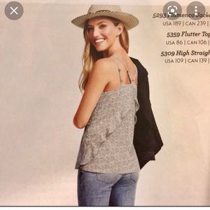 Cabi Flutter Blouse in Cheetah print, size S, NWT